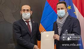 ՀՀ ԱԳ նախարար Արարատ Միրզոյանի հանդիպումը Լյուքսեմբուրգի վարչապետ Քսավիե Բետելի հետ