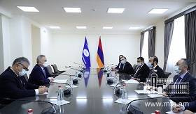 ՀՀ ԱԳ նախարար Արարատ Միրզոյանը ընդունել է ՍԾՏՀԿ գլխավոր քարտուղար հետ Լազար Կոմանեսկուին
