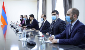 Foreign Minister of Armenia Ararat Mirzoyan's meeting with the delegation of the Armenia-EU Parliamentary Partnership Committee