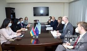 ԱԳ նախարարի տեղակալ Վահե Գևորգյանն ընդունեց Եվրոպայի խորհրդի Ազգային փոքրամասնությունների պաշտպանության շրջանակային կոնվենցիայի Խորհրդատվական կոմիտեի պատվիրակությանը