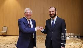 ՀՀ ԱԳ նախարար Արարատ Միրզոյանի հանդիպումը ԵՄ Արտաքին գործերի և անվտանգության քաղաքականության Բարձր ներկայացուցիչ Ժոզեպ Բորելի հետ