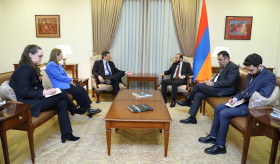 ՀՀ ԱԳ նախարար Արարատ Միրզոյանի հանդիպումը ԵԱՀԿ Մինսկի խմբի ԱՄՆ համանախագահ Էնդրյու Շոֆերի հետ