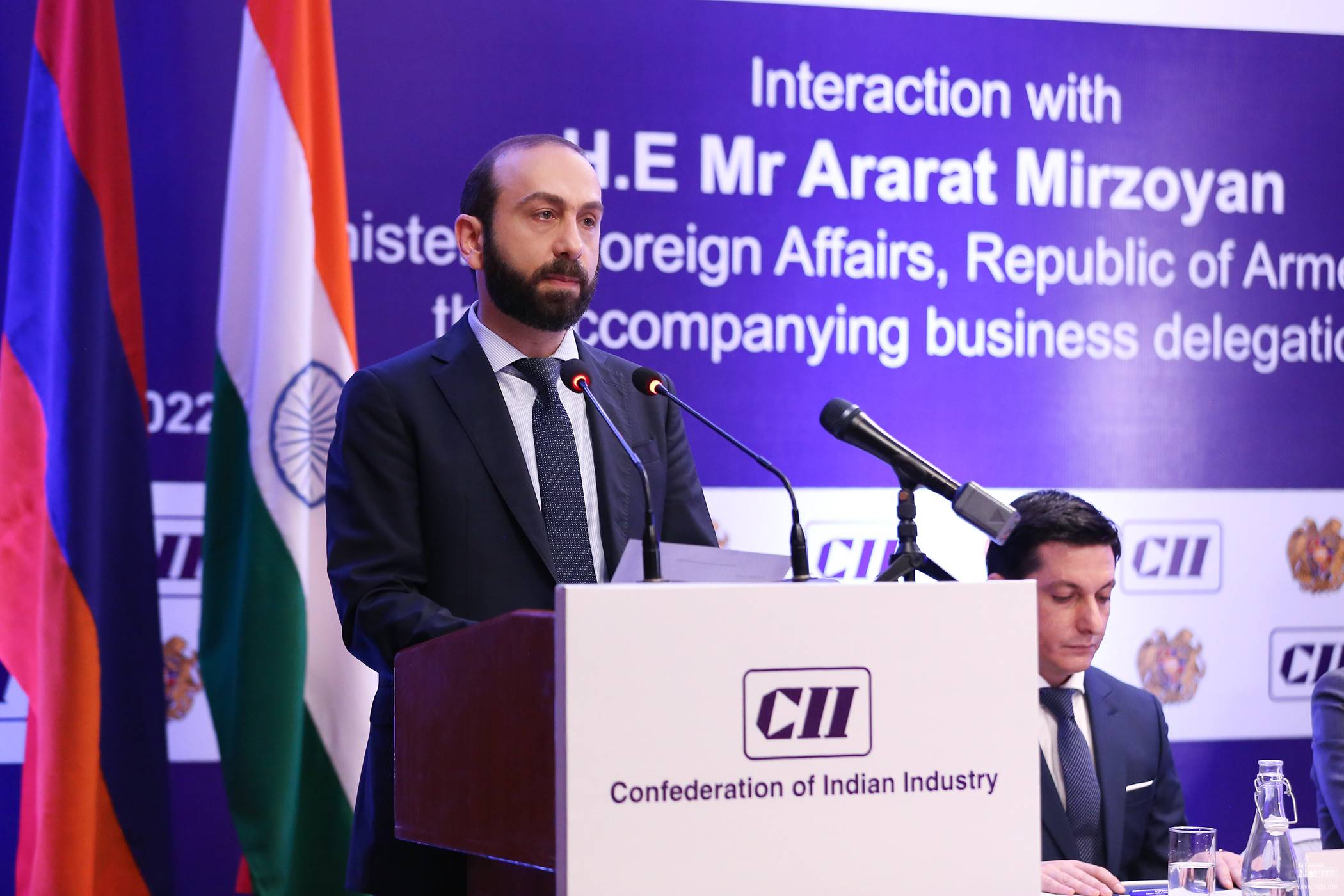 The ArmenianIndian business forum took place Embassy of Armenia to India
