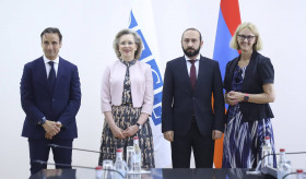 Встреча министра иностранных дел Армении Арарата Мирзояна с председателем Парламентской ассамблеи ОБСЕ Маргаретой Седерфельт