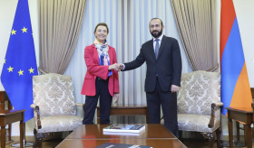 ՀՀ ԱԳ նախարար Արարատ Միրզոյանի հանդիպումը Եվրոպայի խորհրդի Գլխավոր քարտուղար Մարիա Պեյչինովիչ Բուրիչի հետ