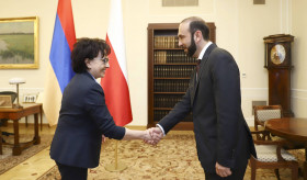 Meeting of Foreign Minister of Armenia Ararat Mirzoyan with the Speaker of the Seimas of Poland