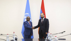 ՀՀ ԱԳ նախարար Արարատ Միրզոյանի հանդիպումը ՄԱԿ ԳԱ 76-րդ նստաշրջանի նախագահ Աբդուլա Շահիդի հետ