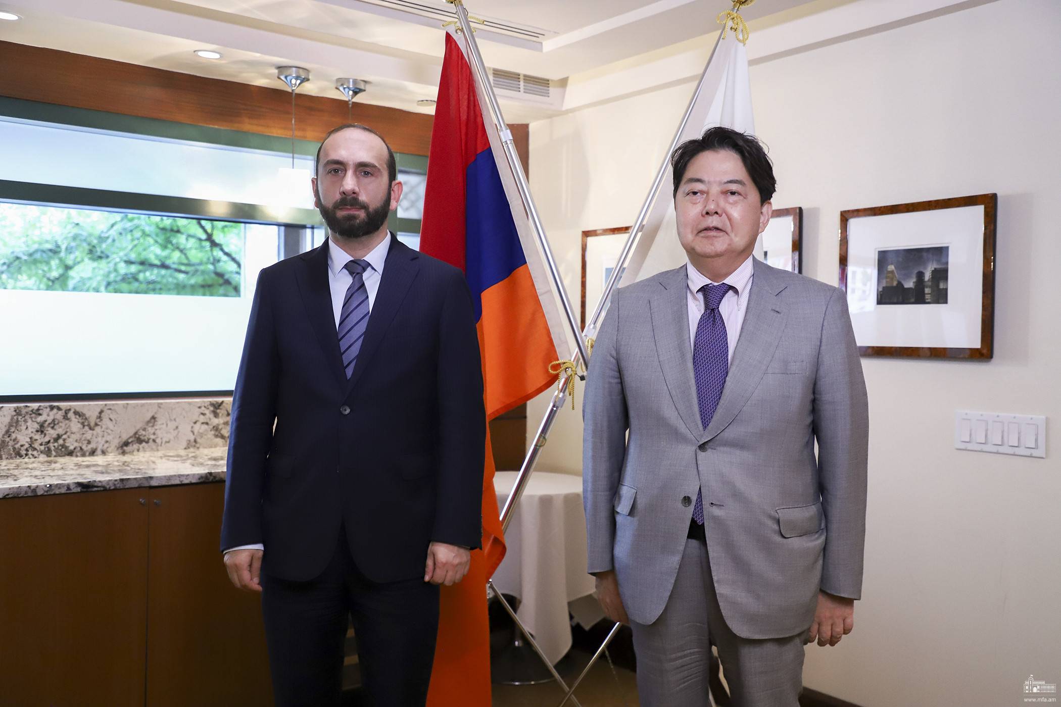 Հայաստանի և Ճապոնիայի ԱԳ նախարարների հանդիպումը