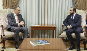 Встреча министра иностранных дел РА Арарата Мирзояна и спецпредставителя ЕС Тойво Клаара
