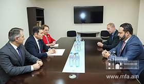 Արտաքին գործերի նախարարի տեղակալ Պարույր Հովհաննիսյանի հանդիպումը Եվրոպական խորհրդարանի պատվիրակության հետ