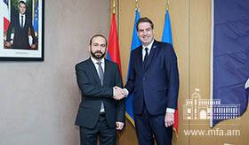 The meeting of the Foreign Minister of Armenia and the French Minister-in-charge of Foreign Trade, Attractiveness and French Nationals Abroad