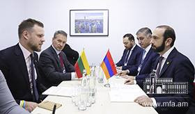 Meeting of the Foreign Ministers of Armenia and Lithuania