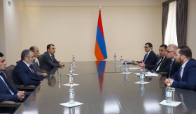 Մնացական Սաֆարյանի և Վահե Գևորգյանի հանդիպումը Դավիթ Բաբայանի գլխավորած պատվիրակության հետ