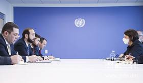 Meeting of the Foreign Minister of Armenia Ararat Mirzoyan with the United Nations Under-Secretary-General Rosemary DiCarlo