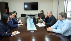 Meeting of Paruyr Hovhannisyan, Deputy Minister of Foreign Affairs, with François Alfonsi, Member of the European Parliament, Co-founder of the Friendship Group with Artsakh