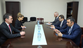 The meeting of the Deputy Minister of Foreign Affairs of the Republic of Armenia with the French Co-Chair of the OSCE Minsk Group