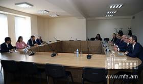 ԱԳ նախարարի տեղակալի հանդիպումը Շվեդիայի Ռիկսդագի Շվեդիա-Հայաստան պատգամավորական խմբի պատվիրակության հետ