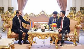 Министр иностранных дел РА и заместитель председателя Палаты депутатов Румынии приняли участие в открытии выставки, посвященной румынскому деятелю армянского происхождения