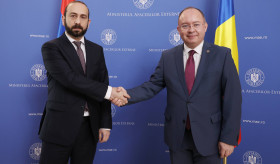 ՀՀ ԱԳ նախարար Արարատ Միրզոյանի մամուլի համար հայտարարությունը Ռումինիայի ԱԳ նախարար Բոգդան Աուրեսկուի հետ հանդիպման ավարտին