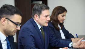 ԱԳ նախարարի տեղակալ Պարույր Հովհաննիսյանի հանդիպումը Շվեյցարիայի զարգացման և համագործակցության գործակալության գլխավոր տնօրեն Պատրիսիա Դանզիի հետ