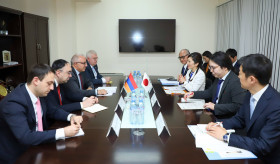 ՀՀ ԱԳ նախարարի տեղակալի հանդիպումը Ճապոնիայի ԱԳ խորհրդարանական փոխնախարարի գլխավորած պատվիրակության հետ