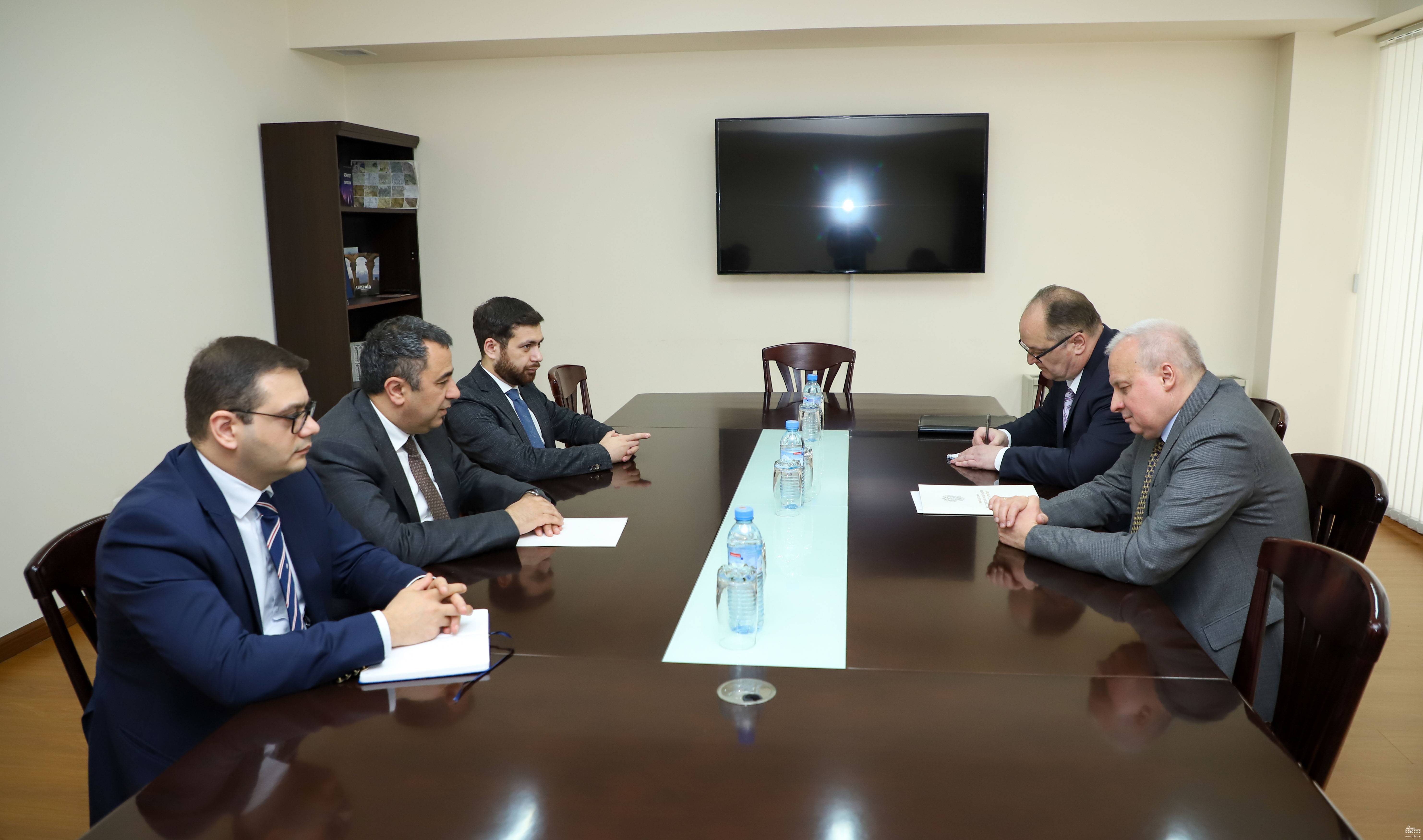 Deputy Foreign Ministers of the Republic of Armenia received the