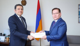 Մոնղոլիայի նորանշանակ դեսպանն իր հավատարմագրերի պատճենն է հանձնել ՀՀ ԱԳ նախարարի տեղակալին