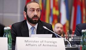 Министр иностранных дел Армении выступил с речью на специальном заседании Постоянного совета ОБСЕ