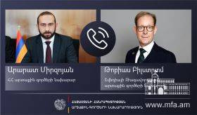 Հայաստանի և Շվեդիայի ԱԳ նախարարների հեռախոսազրույցը