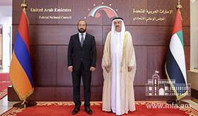 Meeting of the Foreign Minister of Armenia with the President of the Federal National Council of UAE