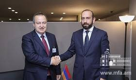 The meeting of the Foreign Ministers of Armenia and Serbia