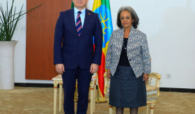 The Ambassador of Armenia to Ethiopia handed over his credentials to the President of Ethiopia