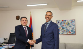 ՀՀ ԱԳ նախարարի տեղակալ Պարույր Հովհաննիսյանն ընդունել է Հայաստանում Եվրոպայի խորհրդի գրասենյակի նորանշանակ ղեկավար Մաքսիմ Լոնգանգեին