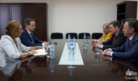 ՀՀ ԱԳ նախարարի տեղակալ Պարույր Հովհաննիսյանի հանդիպումը Հունգարիայի պետքարտուղար Տրիստան Ազբեյի հետ