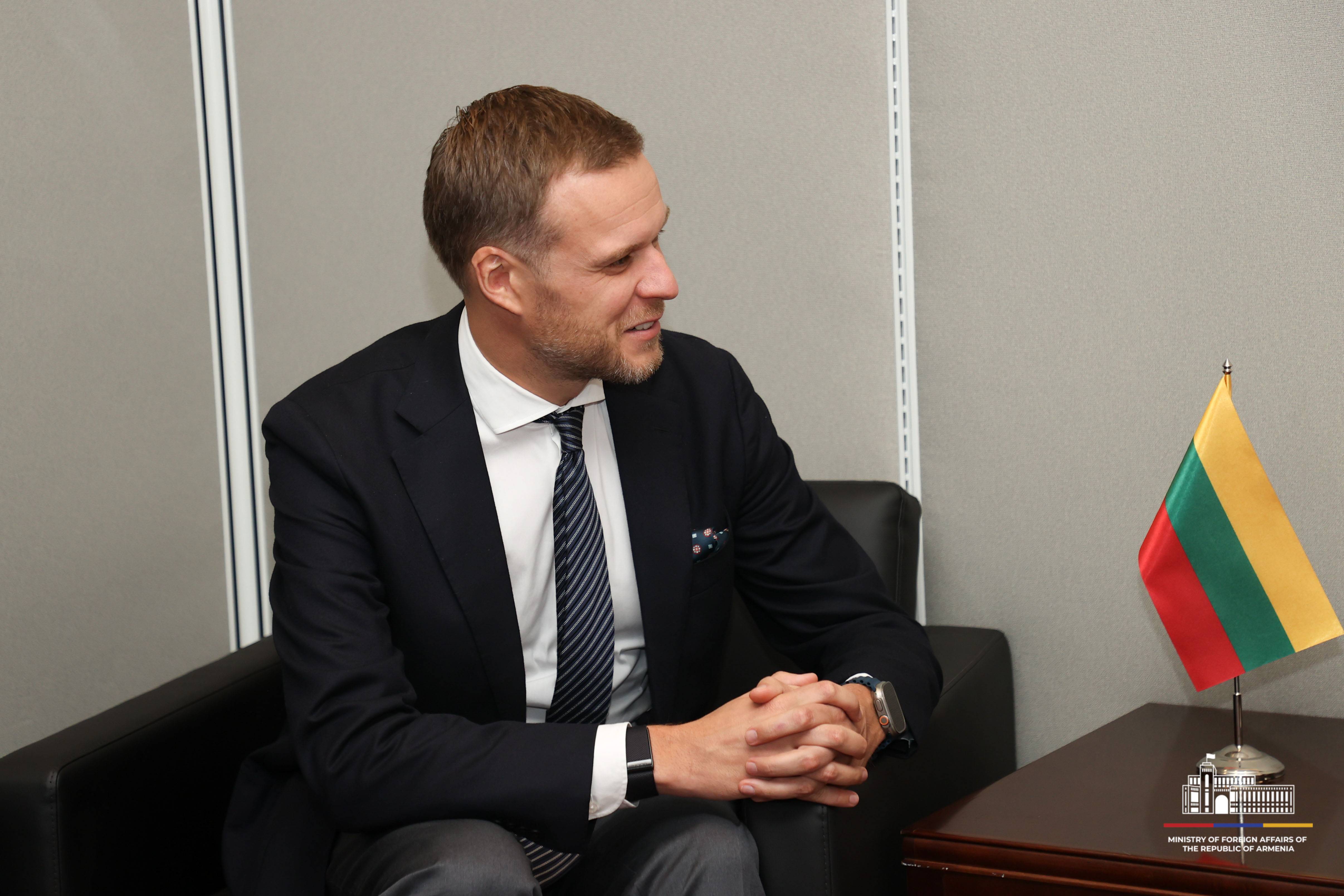 Meeting of Foreign Ministers of Armenia and Lithuania - mfa.am