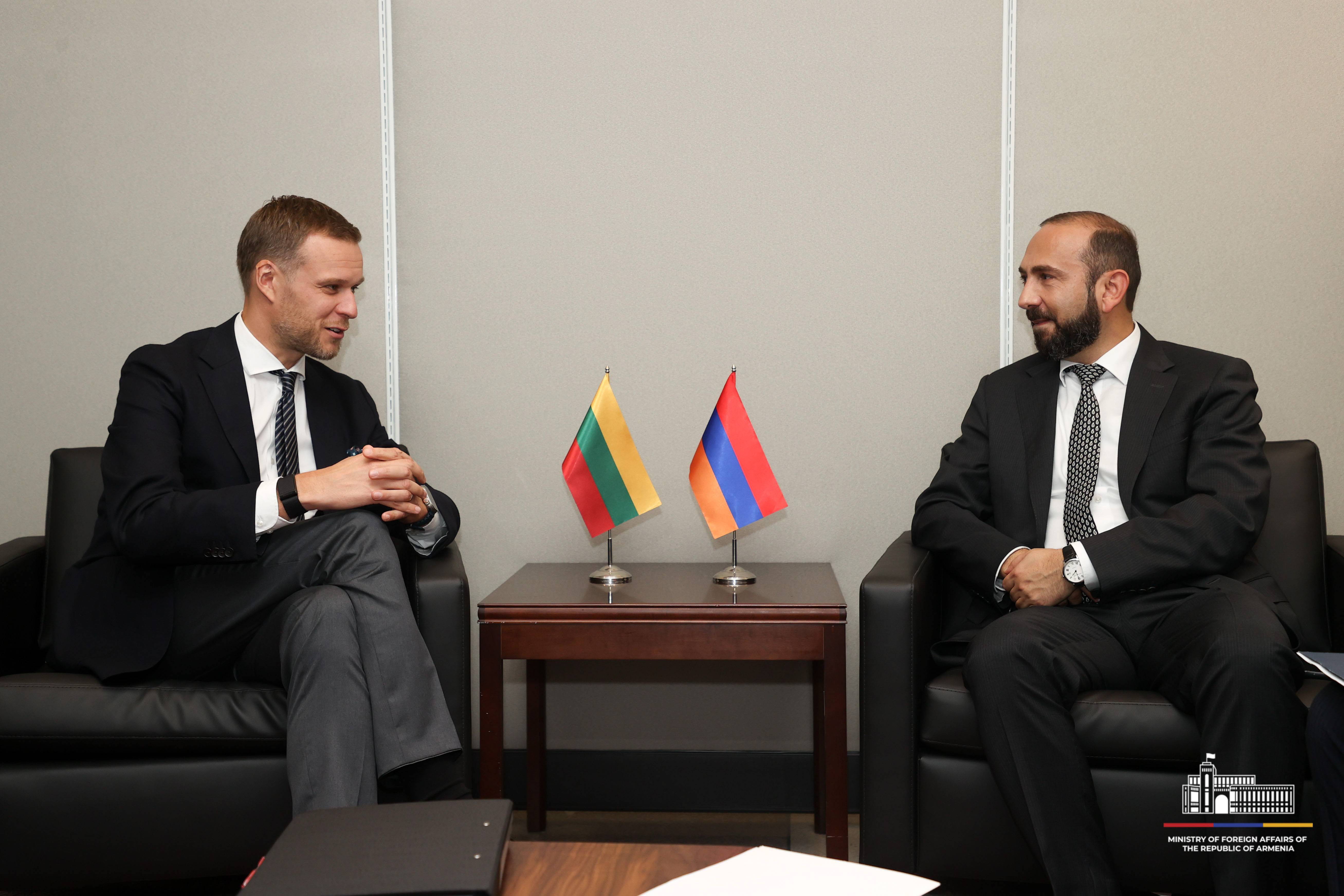 Meeting of Foreign Ministers of Armenia and Lithuania - mfa.am