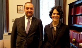 Secretary General of the MFA of Armenia David Karapetyan's meeting with U.S. Special Representative for City and State Diplomacy Nina Hachigian