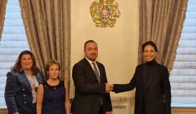 The meeting of the Secretary General of the MFA of Armenia with the Executive Director of the American Jewish Committee Europe