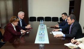 ՀՀ ԱԳ նախարարի տեղակալ Պարույր Հովհաննիսյանի հանդիպումը բարոնուհի Քերոլայն Քոքսի հետ