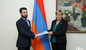 The newly appointed head of the ICRC delegation in Armenia presented credentials to the Deputy Foreign Minister of Armenia