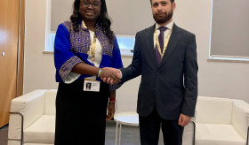 The meeting of the Deputy Foreign Minister Vahan Kostanyan with the Deputy Foreign Minister of Colombia Kandya Gisella Obezo Casseres