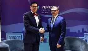 ՀՀ ԱԳ նախարարի տեղակալ Ռոբերտ Աբիսողոմոնյանի հանդիպումը Միջազգային քրեական դատարանի գլխավոր քարտուղար Օսվալդո Ջավալա Գիլերի հետ