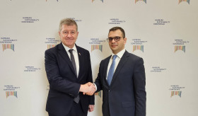 ՀՀ ԱԳ նախարարի տեղակալ Ռոբերտ Աբիսողոմոնյանի հանդիպումը քաղաքականության հարցերով ՄԱԿ Գլխավոր քարտուղարի տեղակալ Գայ Ռայդերի հետ