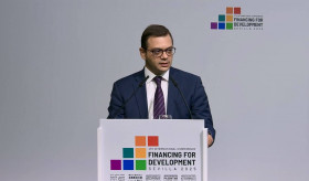 ՀՀ ԱԳ նախարարի տեղակալ Ռոբերտ Աբիսողոմոնյանը մասնակցել և ելույթով հանդես է եկել «Ֆինանսավորելով զարգացման նոր տասնամյակը Դեպի ծով ելք չունեցող երկրների համար» խորագրով նախարարական հանդիպմանը