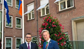 The meeting of Deputy Foreign Minister of Armenia Robert Abisoghomonyan with Director General of the Ministry of Agriculture, Fisheries, Food Security and Nature of the Netherlands Mark Roscam Abbing