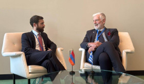 ՀՀ ԱԳ նախարարի տեղակալ Վահան Կոստանյանի հանդիպումը Հունաստանի արտաքին գործերի նախարարի տեղակալ Իոաննիս Լովերդոսի հետ