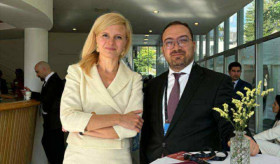 ՀՀ ԱԳՆ գլխավոր քարտուղար Դավիթ Կարապետյանի հանդիպումը «Վարշավայի անվտանգության համաժողովի» ղեկավար Կատարժինա Պիսարսկայի հետ