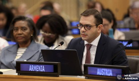 Deputy Foreign Minister of Armenia Robert Abisoghoonyan participated in the Side Event on "Women, Peace and Security"