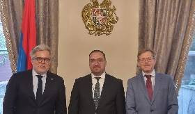 Meeting of Secretary General of the Ministry of Foreign Affairs of the Republic of Armenia with the Co-Founder and Director of the Group of Friends of Jewish Culture