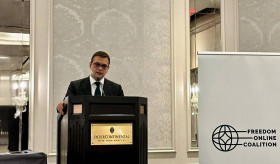 Deputy Foreign Minister of Armenia Robert Abisoghomonyan participated in the High-level side event on “Building on the Foundations: Securing the Future of the Open Internet”